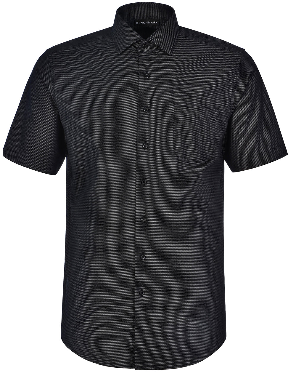 [M7400S] Men's Pin Dot Stretch S/S Shirt