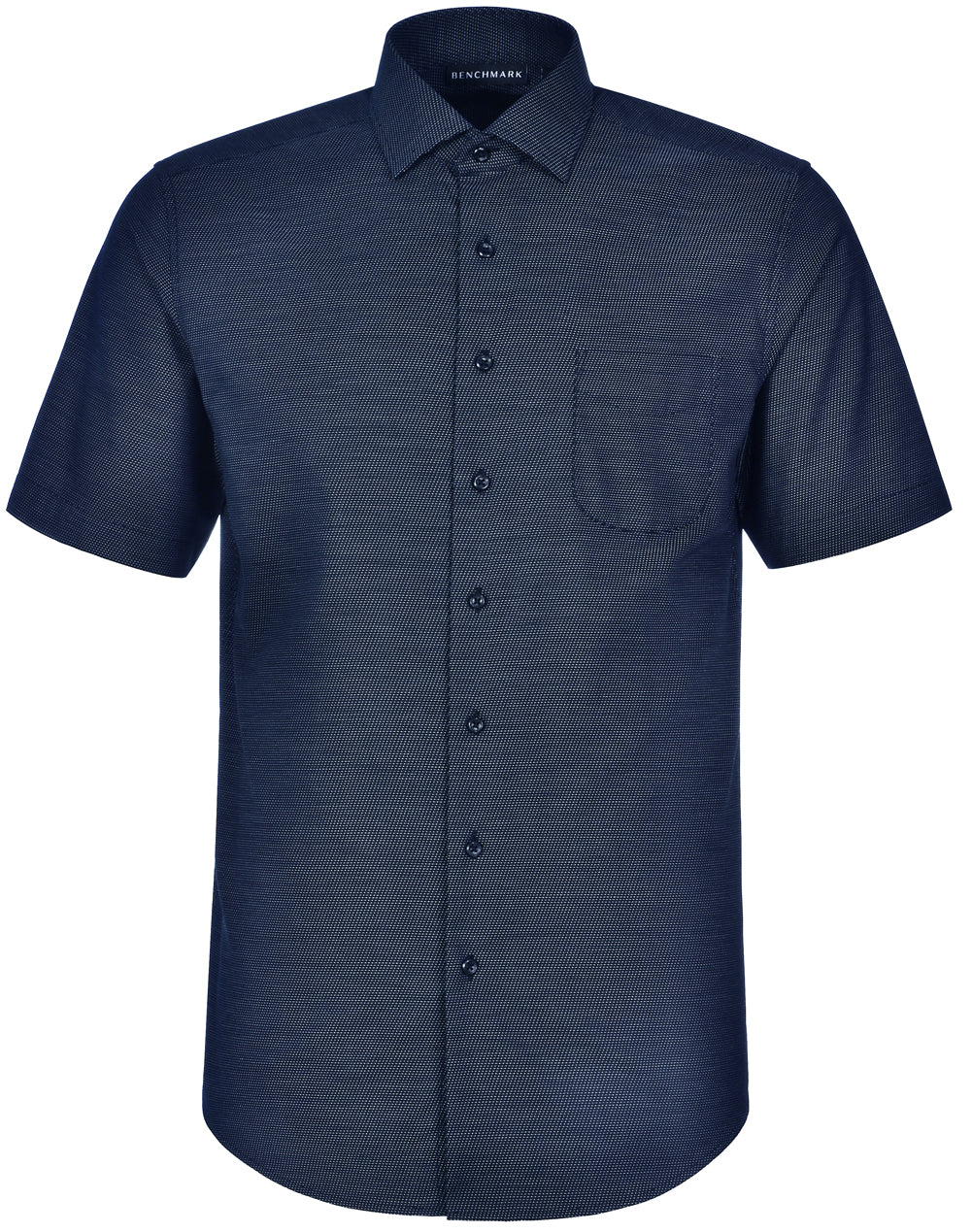[M7400S] Men's Pin Dot Stretch S/S Shirt