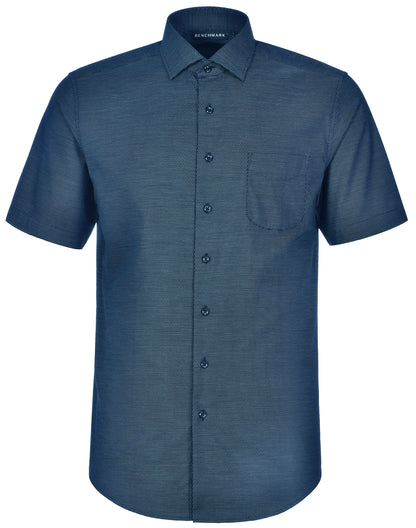 [M7400S] Men's Pin Dot Stretch S/S Shirt