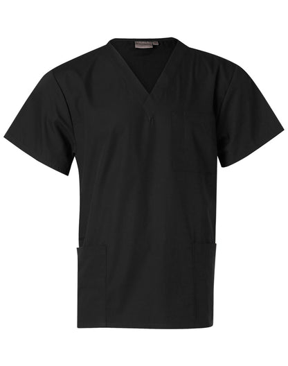 [M7630] Unisex Scrubs Short Sleeve Tunic Top