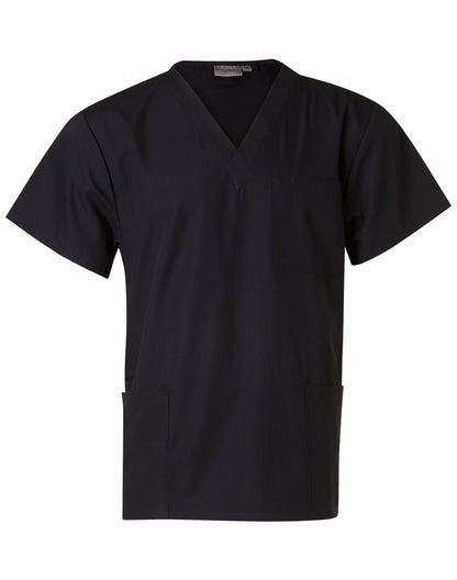 [M7630] Unisex Scrubs Short Sleeve Tunic Top