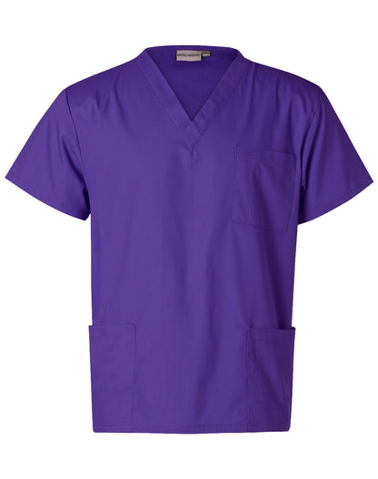 [M7630] Unisex Scrubs Short Sleeve Tunic Top