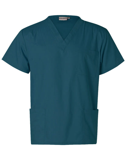 [M7630] Unisex Scrubs Short Sleeve Tunic Top