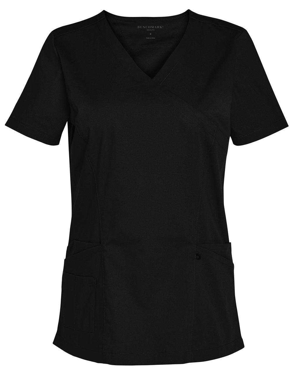 [M7640] Ladies' Solid Colour S/S Scrub Top