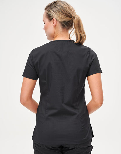 [M7640] Ladies' Solid Colour S/S Scrub Top