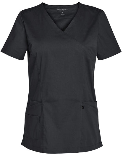 [M7640] Ladies' Solid Colour S/S Scrub Top