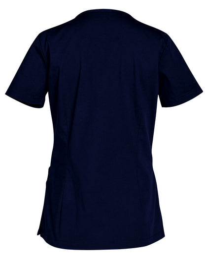 [M7640] Ladies' Solid Colour S/S Scrub Top