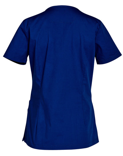 [M7640] Ladies' Solid Colour S/S Scrub Top