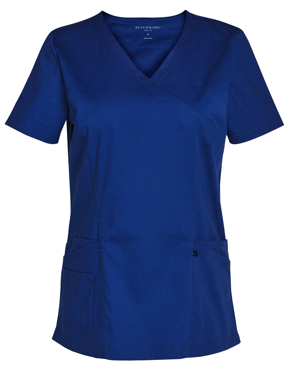 [M7640] Ladies' Solid Colour S/S Scrub Top