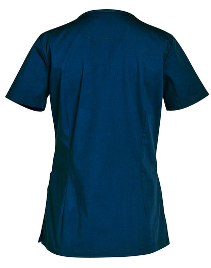 [M7640] Ladies' Solid Colour S/S Scrub Top