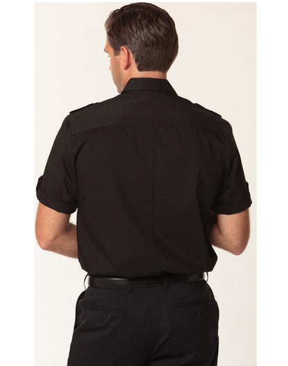 [M7911] Men's Short Sleeve Military Shirt