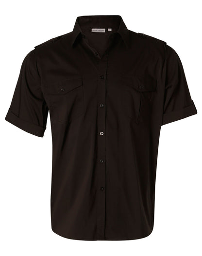 [M7911] Men's Short Sleeve Military Shirt