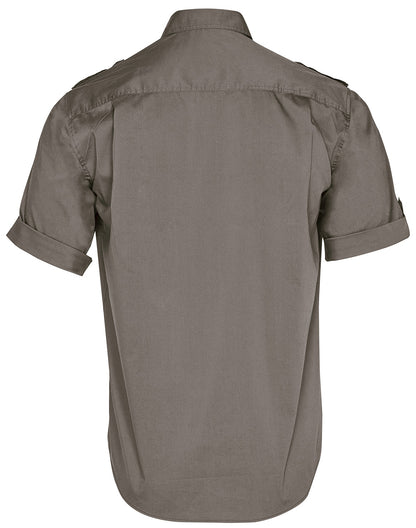 [M7911] Men's Short Sleeve Military Shirt