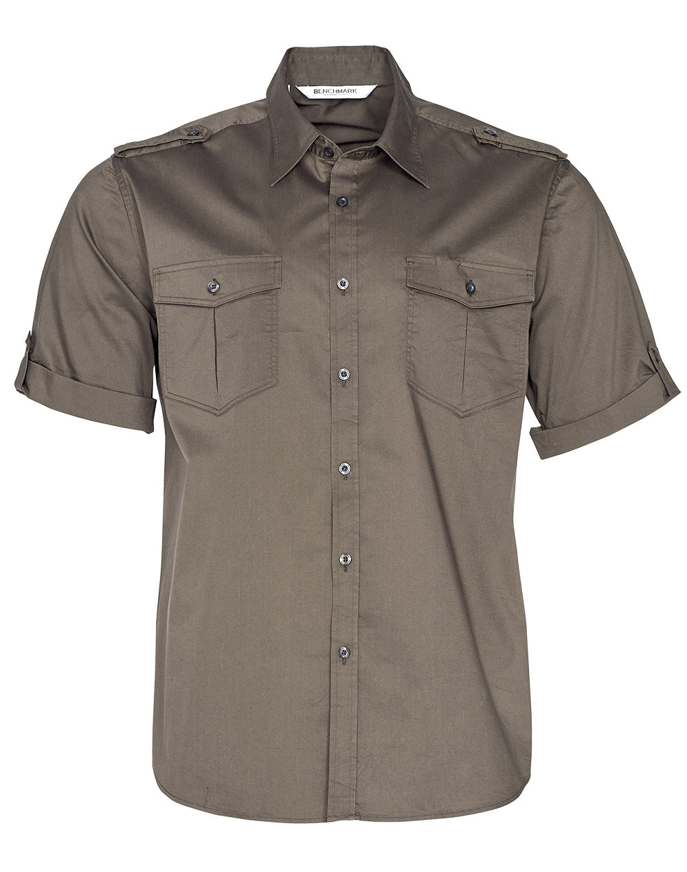 [M7911] Men's Short Sleeve Military Shirt