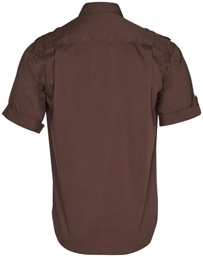 [M7911] Men's Short Sleeve Military Shirt
