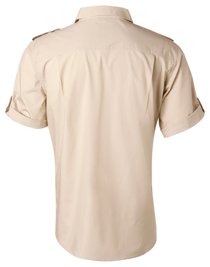 [M7911] Men's Short Sleeve Military Shirt