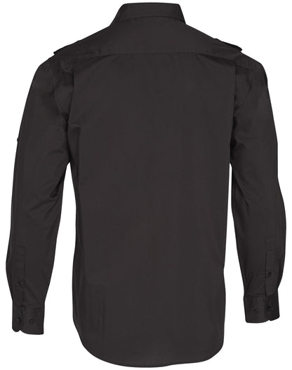 [M7912] Men's Long Sleeve Military Shirt