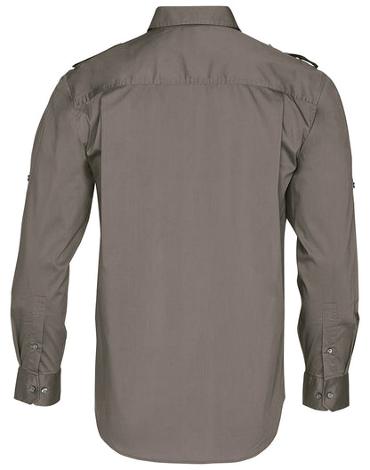 [M7912] Men's Long Sleeve Military Shirt