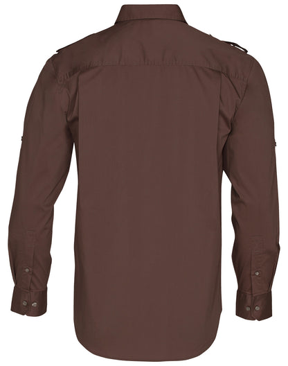[M7912] Men's Long Sleeve Military Shirt