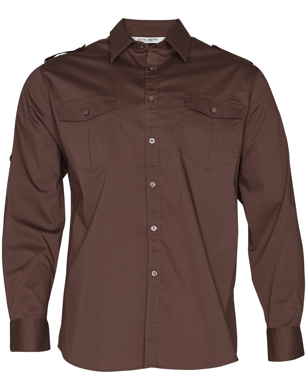 [M7912] Men's Long Sleeve Military Shirt