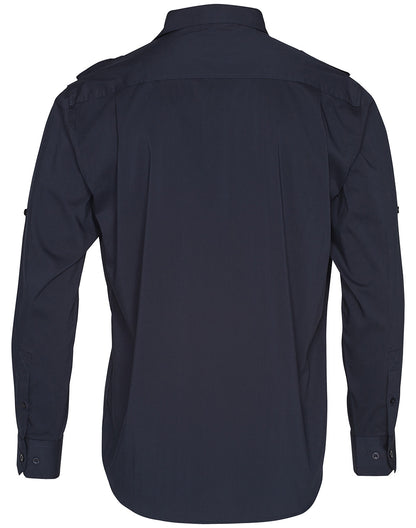 [M7912] Men's Long Sleeve Military Shirt