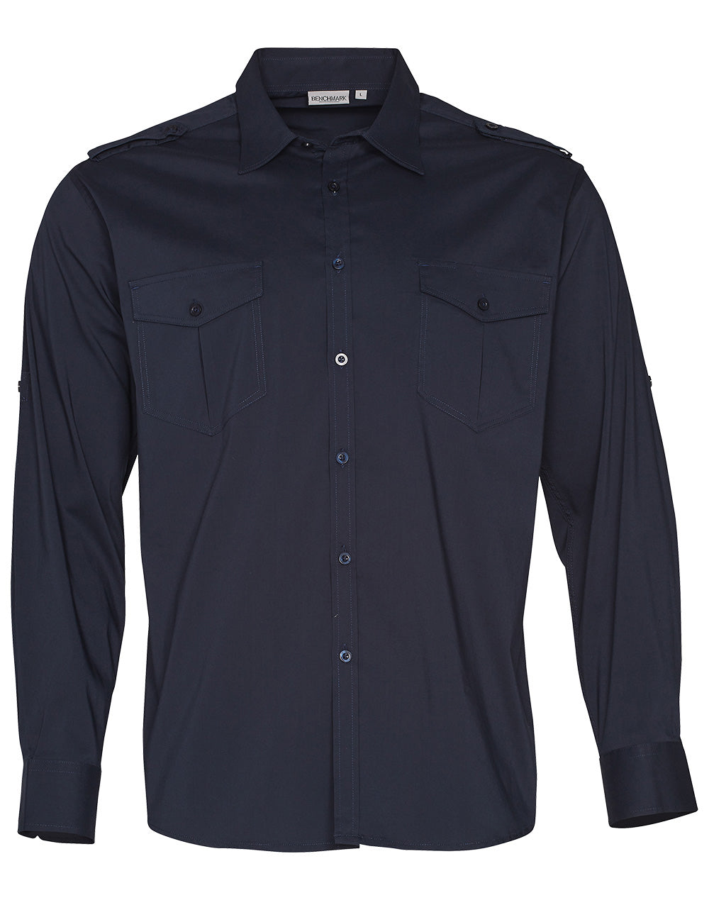 [M7912] Men's Long Sleeve Military Shirt