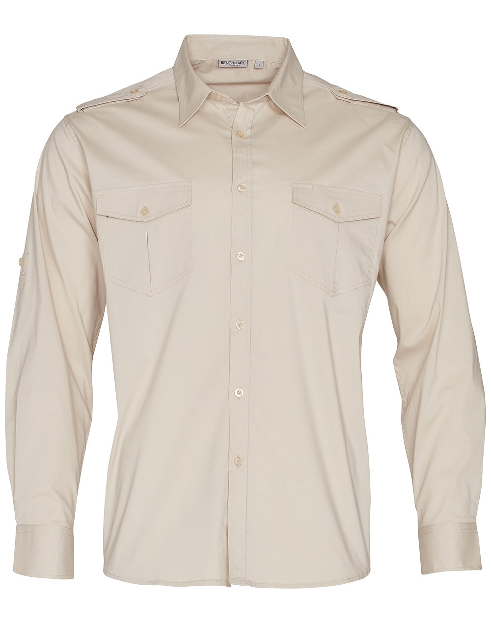 [M7912] Men's Long Sleeve Military Shirt