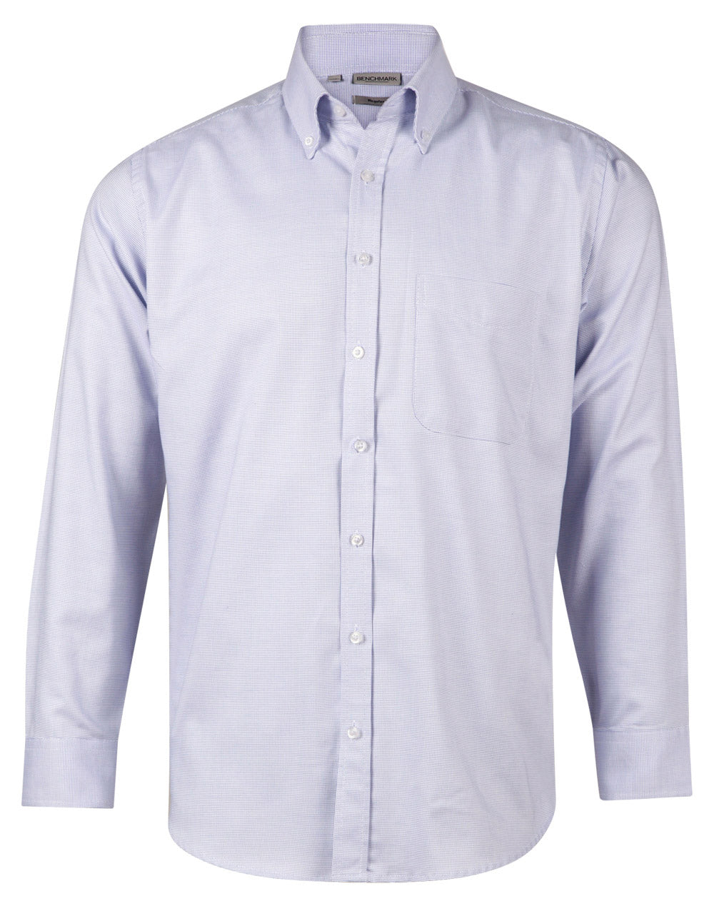 [M7922] Men's Dot Contrast Long Sleeve Shirt