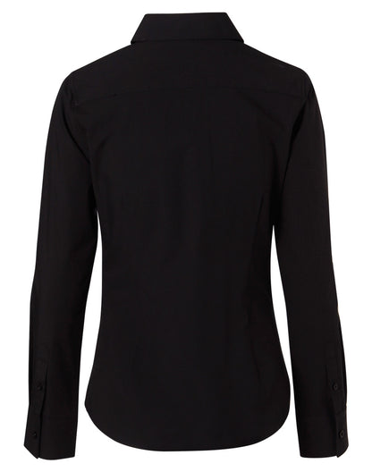 [M8020L] Women's Cotton/Poly Stretch L/S Shirt