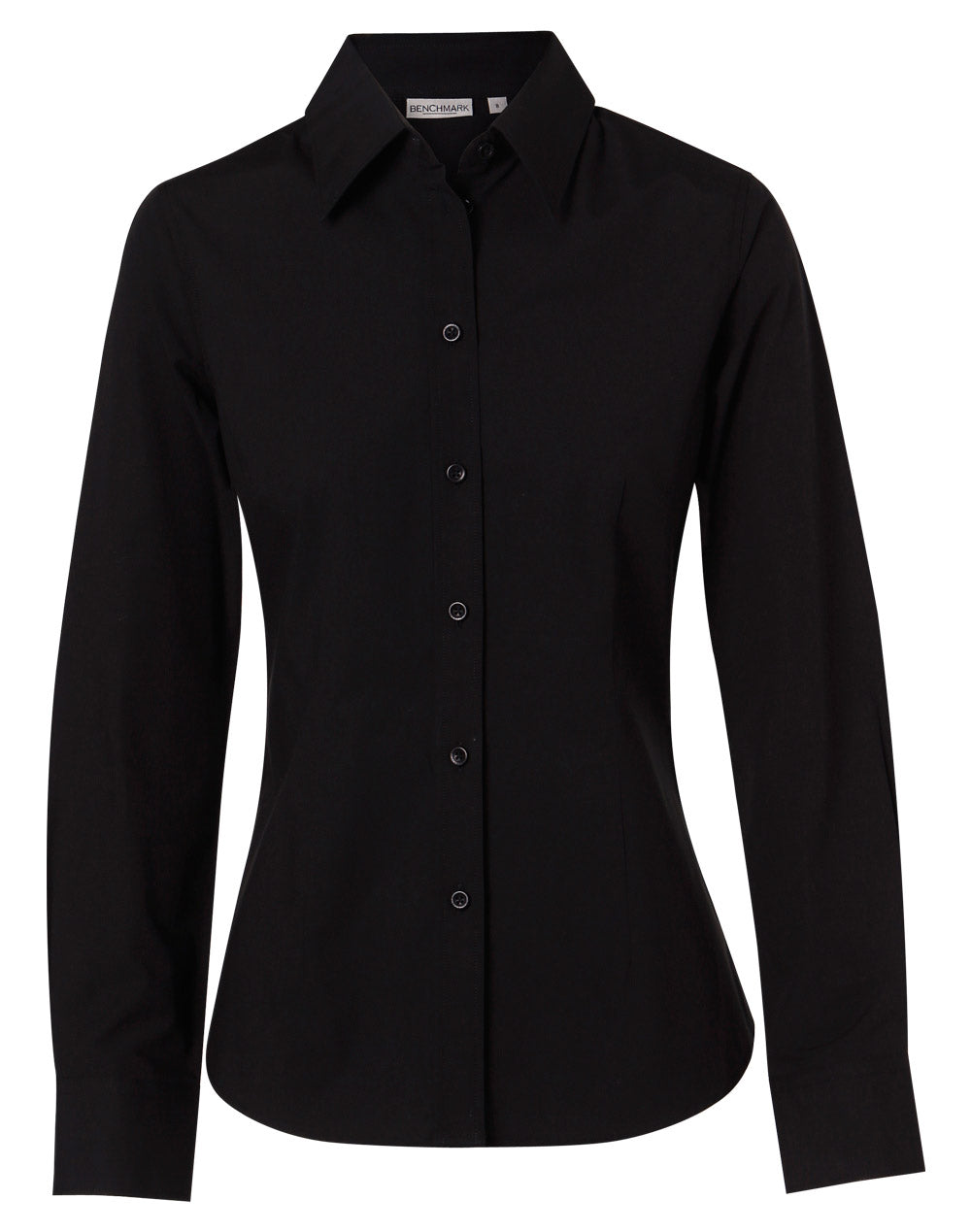 [M8020L] Women's Cotton/Poly Stretch L/S Shirt