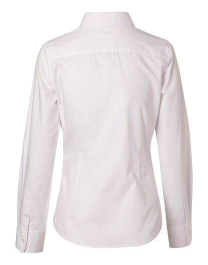 [M8020L] Women's Cotton/Poly Stretch L/S Shirt