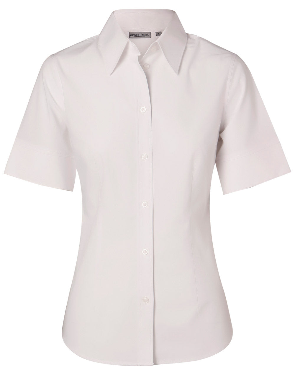 [M8020S] Women's Cotton/Poly Stretch S/S Shirt