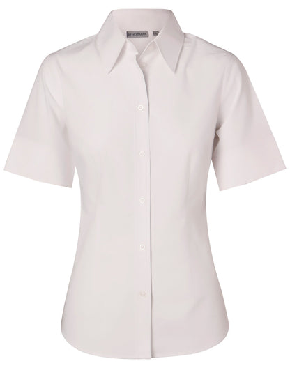 [M8020S] Women's Cotton/Poly Stretch S/S Shirt