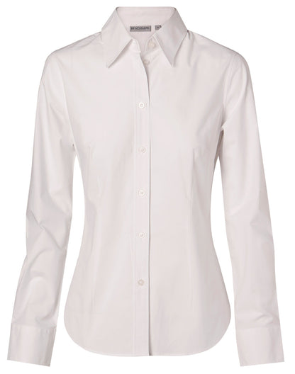 [M8030L] Women's Fine Twill L/S Shirt