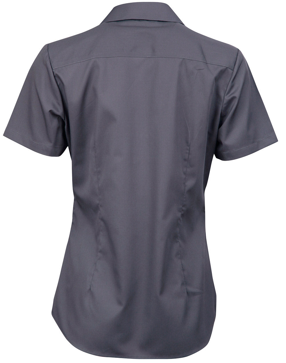 [M8110S] Ladies' Dobby Striped Taped S/S Shirt
