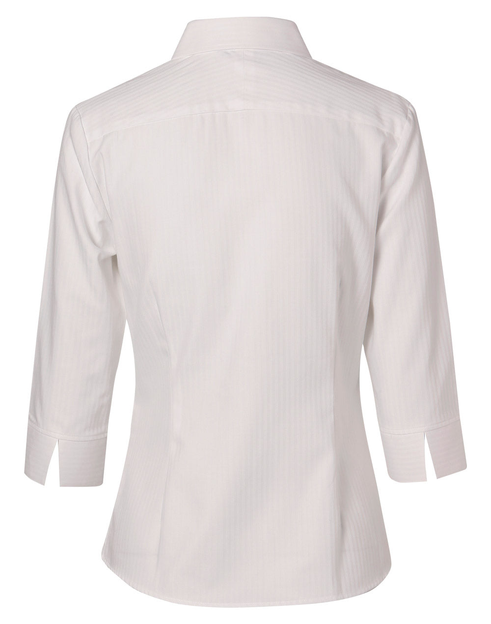 [M8113] Women's Mini Herringbone 3/4 Sleeve Shirt