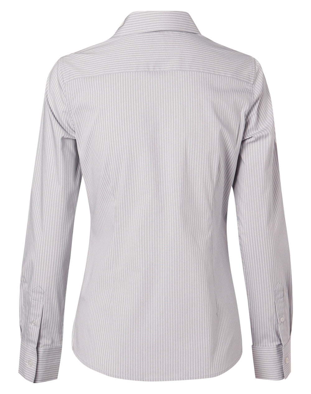[M8200L] Women's Ticking Stripe L/S Shirt
