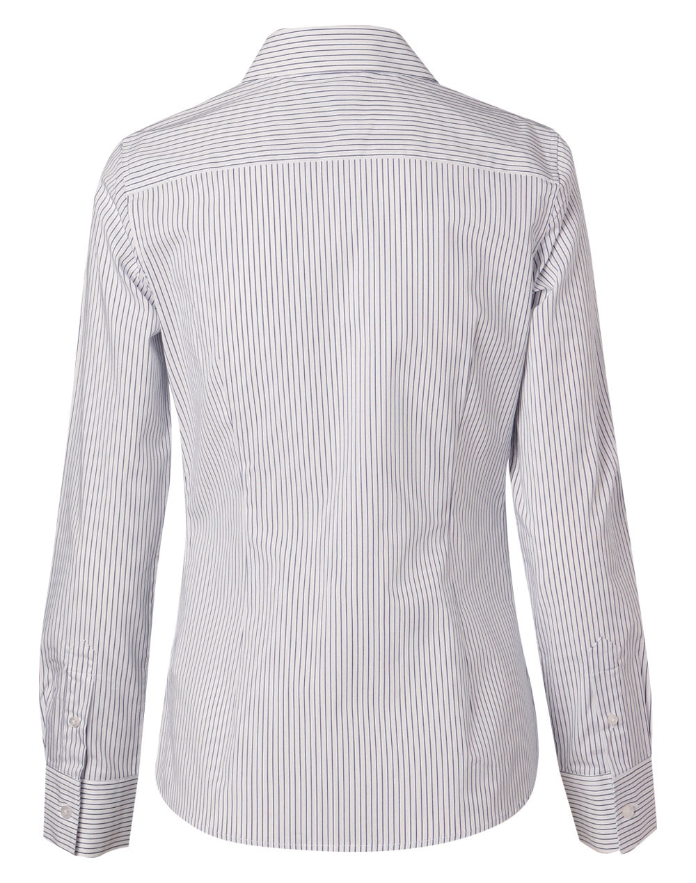 [M8200L] Women's Ticking Stripe L/S Shirt