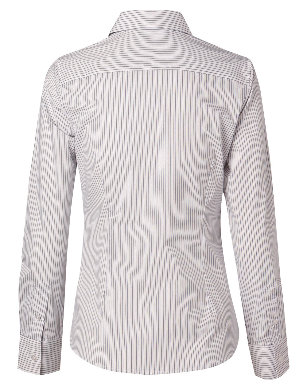 [M8200L] Women's Ticking Stripe L/S Shirt