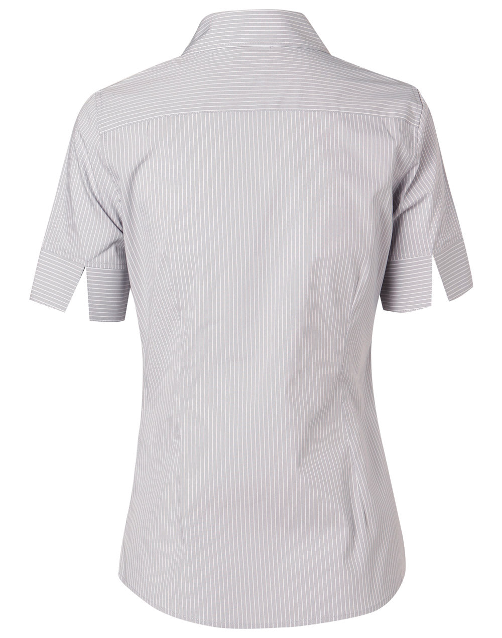 [M8200S] Women's Ticking Stripe S/S Shirt