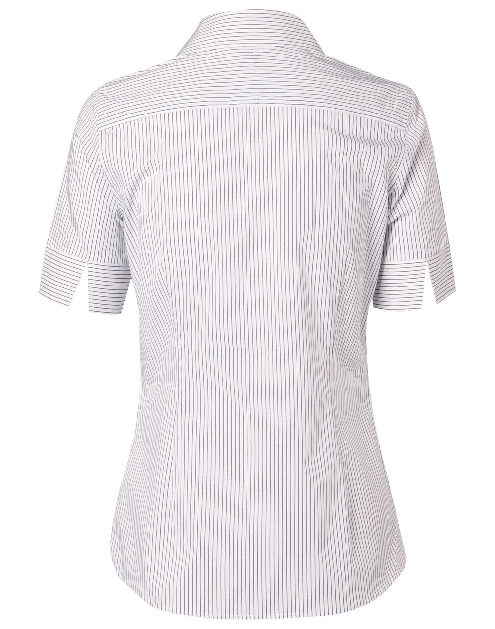 [M8200S] Women's Ticking Stripe S/S Shirt