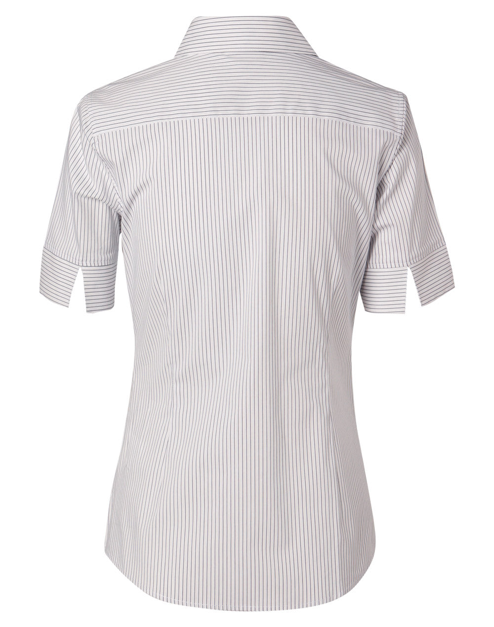 [M8200S] Women's Ticking Stripe S/S Shirt