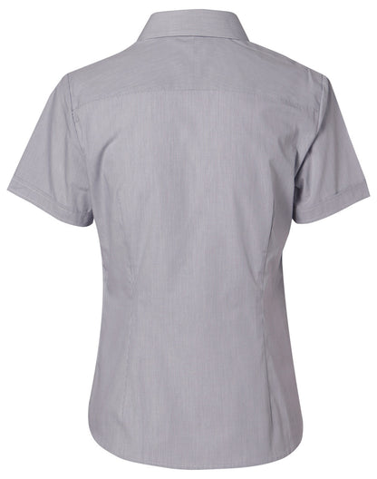 [M8211] Women's Fine Stripe S/S Shirt