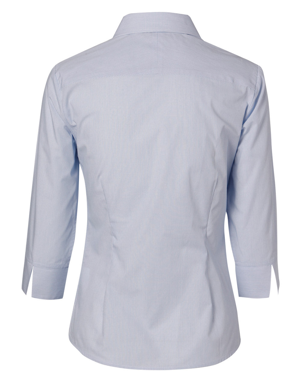 [M8213] Women's Fine Stripe 3/4 Sleeve Shirt