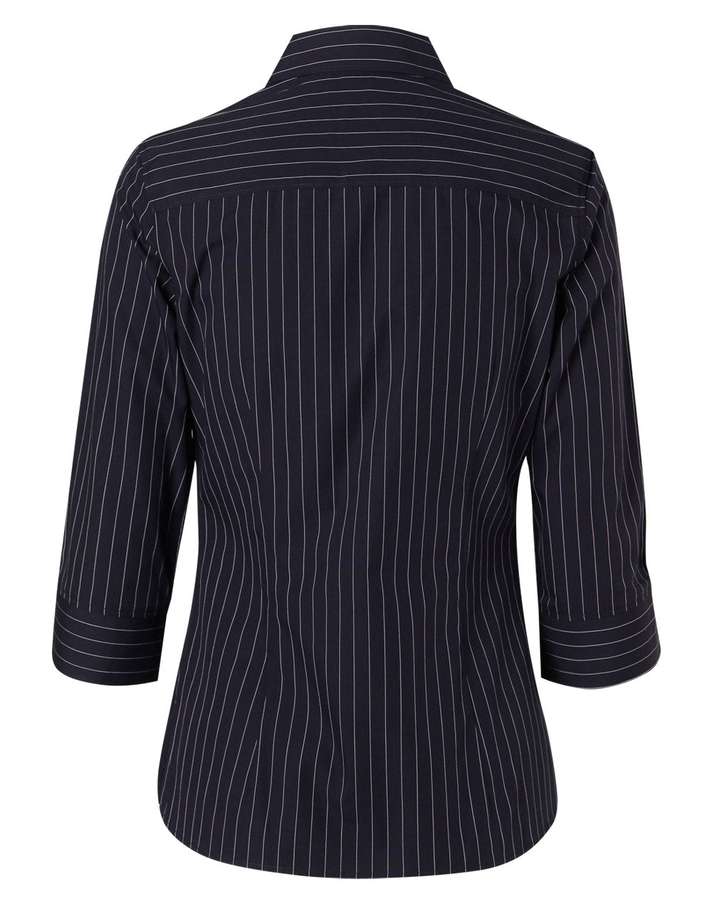 [M8223] Women's Pin Stripe 3/4 Sleeve Shirt