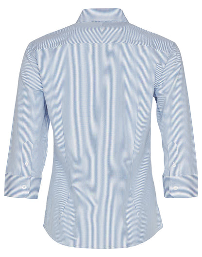 [M8233] Women's Balance Stripe 3/4 Sleeve Shirt