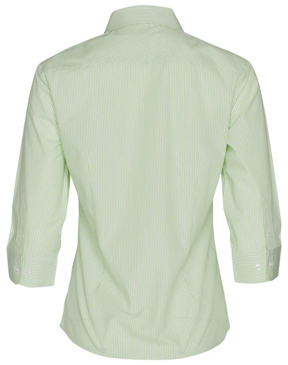 [M8233] Women's Balance Stripe 3/4 Sleeve Shirt