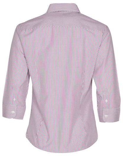 [M8233] Women's Balance Stripe 3/4 Sleeve Shirt