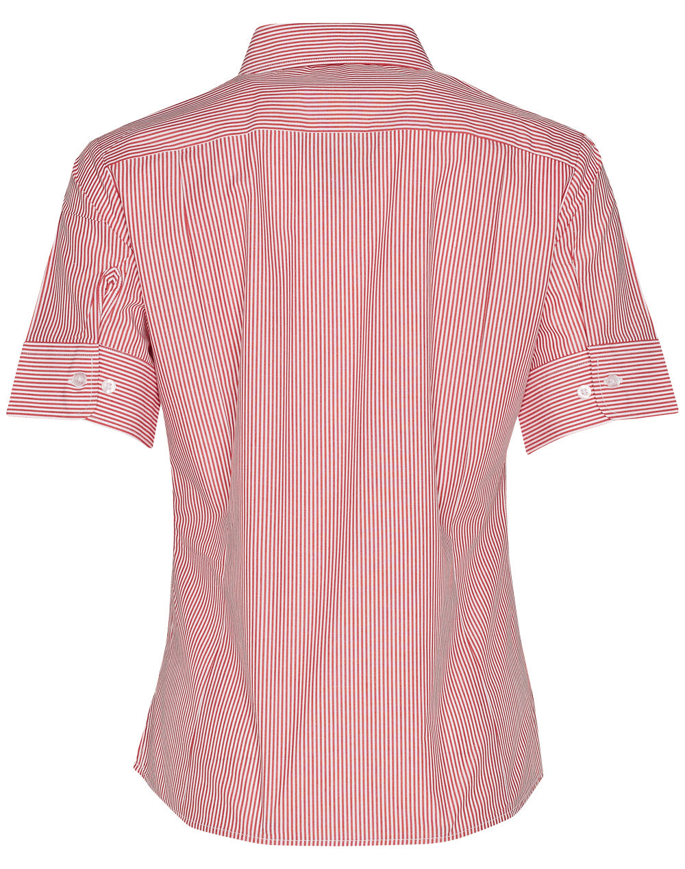 [M8234] Women's Balance Stripe Short Sleeve Shirt