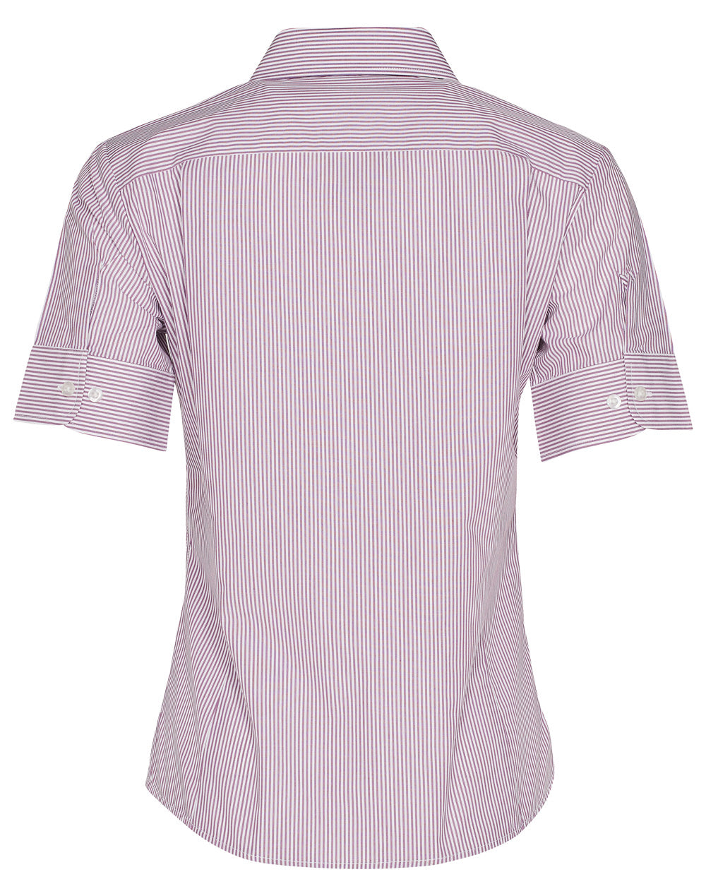 [M8234] Women's Balance Stripe Short Sleeve Shirt